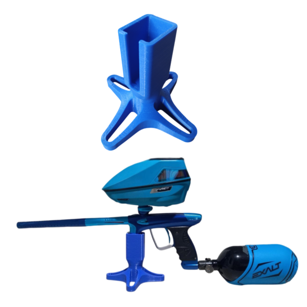 02 Suporte Apoio De Mesa Individual Para Marcador De Paintball