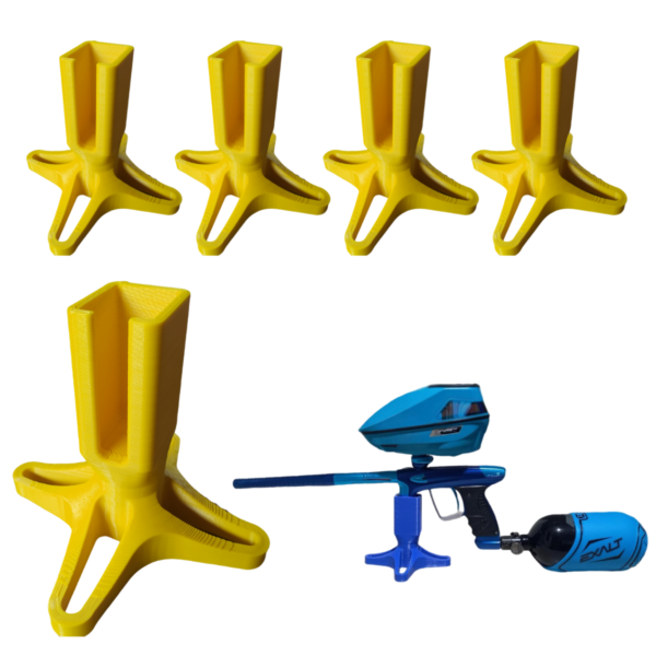 05 Suporte Apoio De Mesa Individual Para Marcador De Paintball