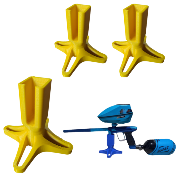 03 Suporte Apoio De Mesa Individual Para Marcador De Paintball