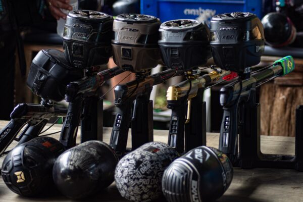 05 Suporte Lego Universal De Mesa Para Marcador Paintball Speed