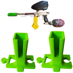 02 Suporte Lego Universal De Mesa Para Marcador Paintball Speed