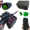 Box Mag 3d De 150 Bolinhas Para Dye Dam E Ripclip Paintball