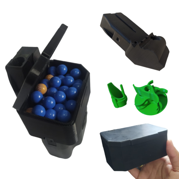 Box Mag 3d De 50 Bolinhas Para Dye Dam E Ripclip Paintball