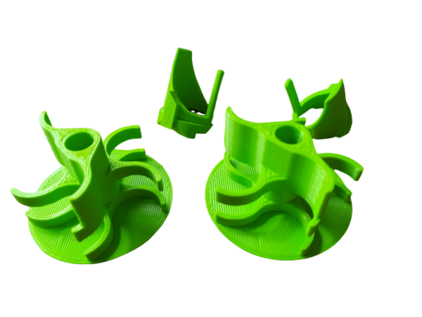 02 Kit Hélice Pá Tipo Ciclone para RIPCLIP (3D)