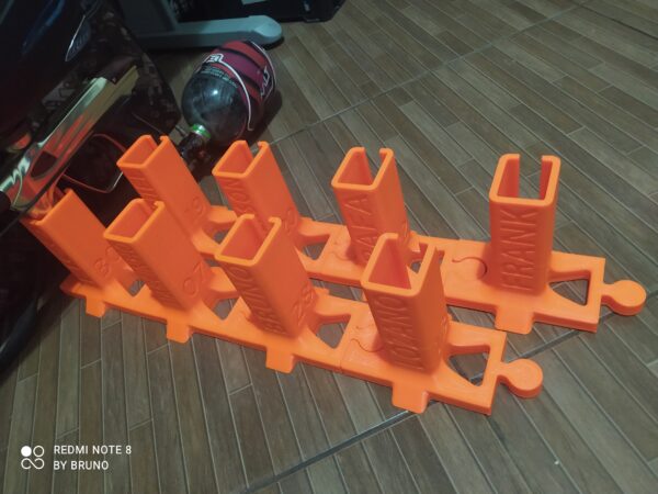 05 Suporte Lego Universal De Mesa Para Marcador Paintball Speed