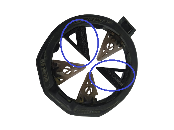 Crown Finger Virtue Spire 3, 4 e 5 (5 peças) Paintball