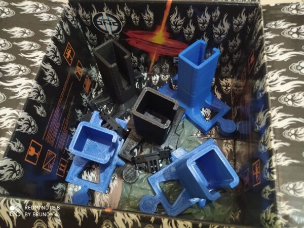 05 Suporte Lego Universal De Mesa Para Marcador Paintball Speed