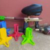 02 Suporte Apoio De Mesa Individual Para Marcador De Paintball