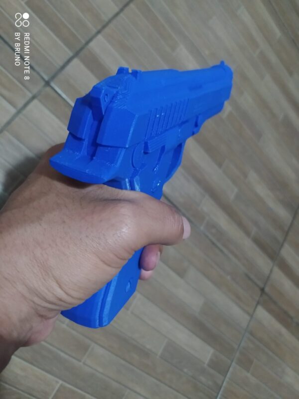 Blue Gun PT92 Para Treinamento Simulação De Combate