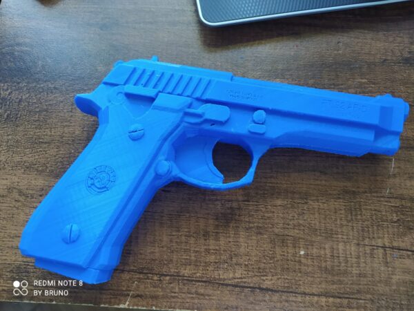 Blue Gun PT92 Para Treinamento Simulação De Combate