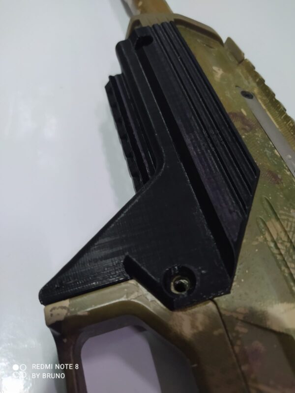 MagWell Fechado CQB com trilho da Dye Dam Paintball