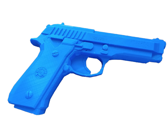 Blue Gun PT92 Para Treinamento Simulação De Combate